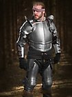 Captain Belt Shields Polished Steel